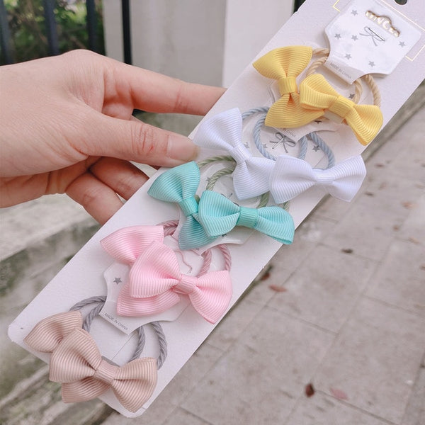 1set Kawaii Cartoon Princess Women Girls Kids Elastic Hair Rubber Bands Accessories Tie Hair Rope Headdress Gift Scrunchies