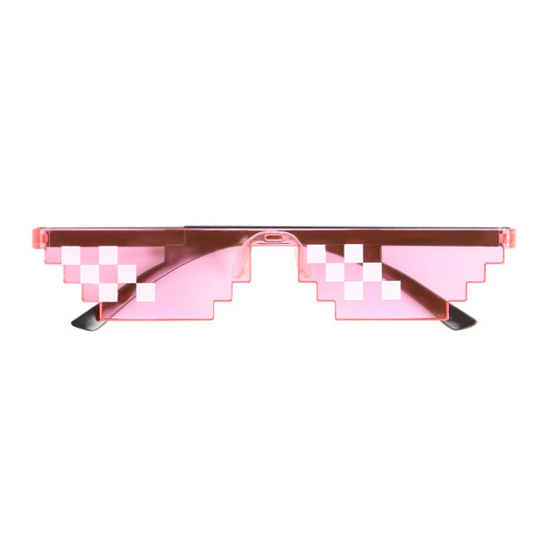 CellDeal Men Women 8 Bit Coding Pixel Thug Life Mosaic Glasses Sunglasses Trendy Cool Super Party Funny Vintage Shades Eyewear