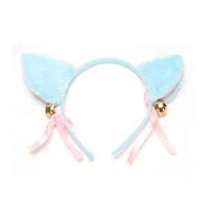 6 Colors Beautiful Masquerade Halloween Cat Ears Cosplay Cat Ear Anime Party Costume Bow Tie Bell Headwear Headband Anime