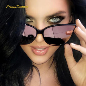 2020 Fashion Luxury Cat Eye Frame Sunglasses Women Men Driving Vintage Round Oversized Sun Glasses Brand Designer UV400