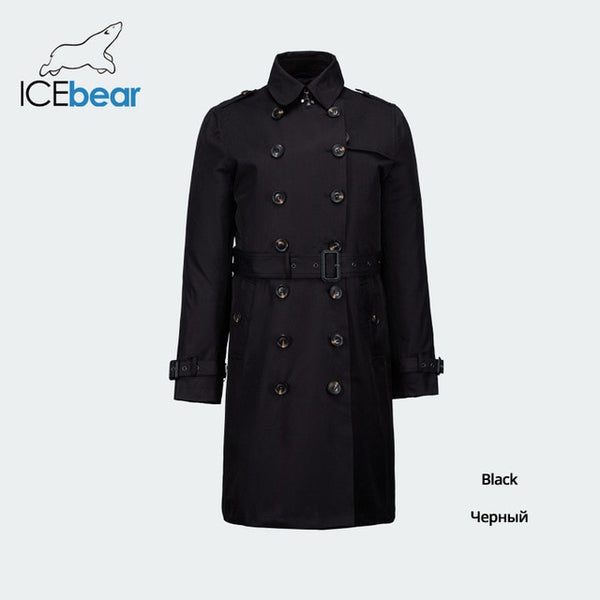 ICEbear 2020 Women spring lapel windbreaker fashion double breasted women's trench coat quality women clothing GWF20023D