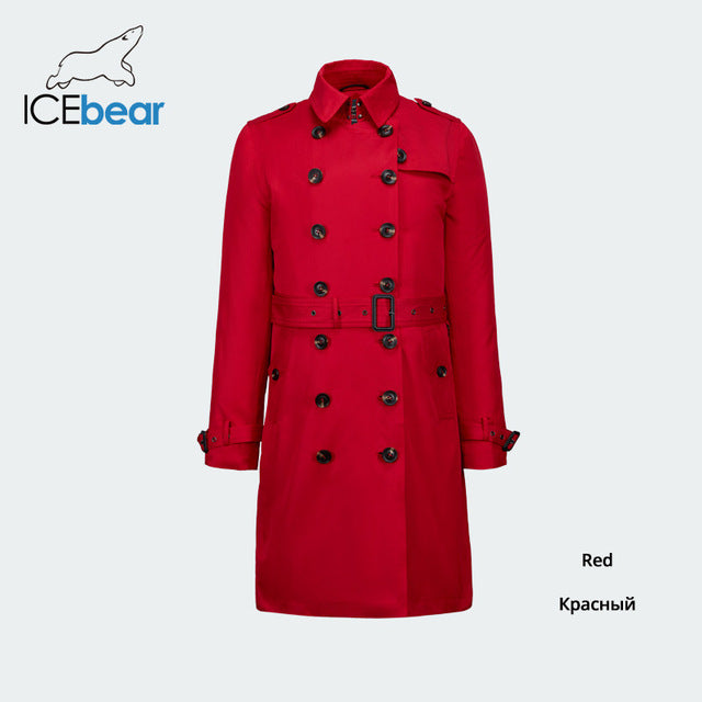 ICEbear 2020 Women spring lapel windbreaker fashion double breasted women's trench coat quality women clothing GWF20023D