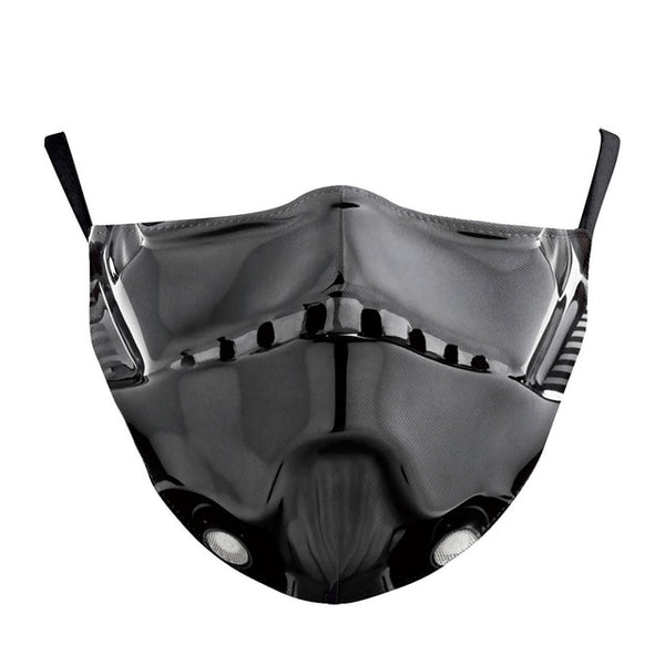 Star Wars Face Mask Darth Vader Mandalorian Cosplay Adult Dustproof Masks