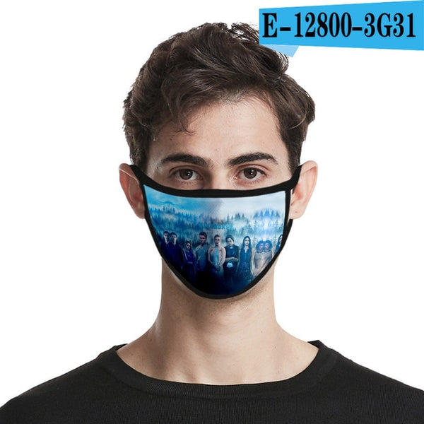 Movie Riverdale Mask Cosplay Masks Reusable Mascarillas Washable Serpent Society Mask Cotton Dustproof party Props