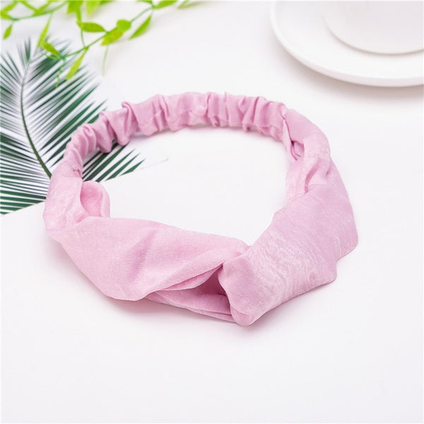 Fashion Women Girls Summer Bohemian Hair Bands Print Headbands Vintage Cross Turban Bandage Bandanas HairBands Hair Accessories