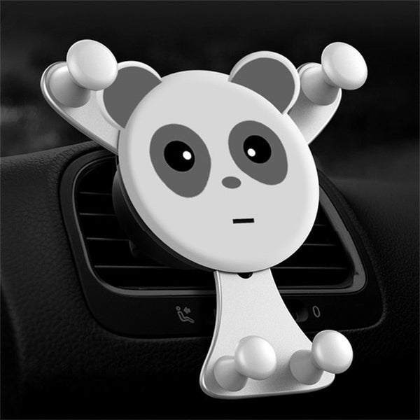 Holder For Phone In Car Mobile Gravity Air Vent Monut Smile Face Stand For iPhone 11 8 7 Plus Auto Support Stand Car Accessories