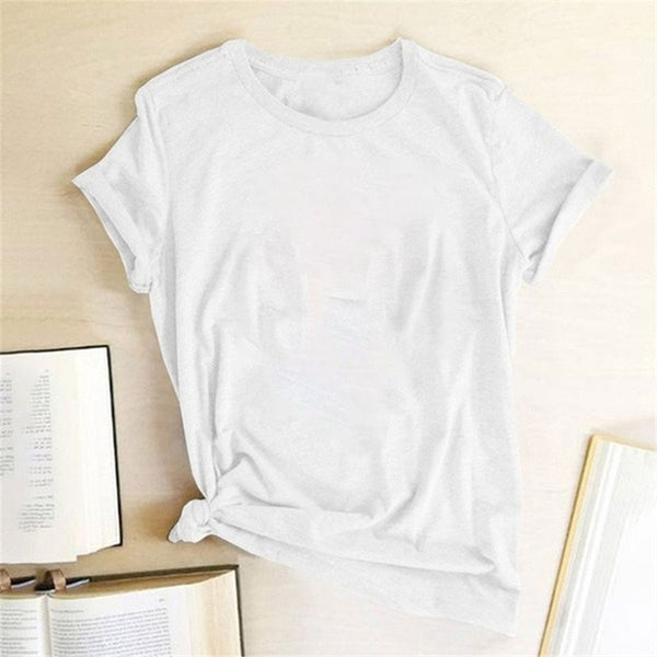 Hillbilly Women Bee Kind T-shirt Aesthetics Graphic Short Sleeve Cotton Polyester T Shirts Female Camisetas Verano Mujer 2020